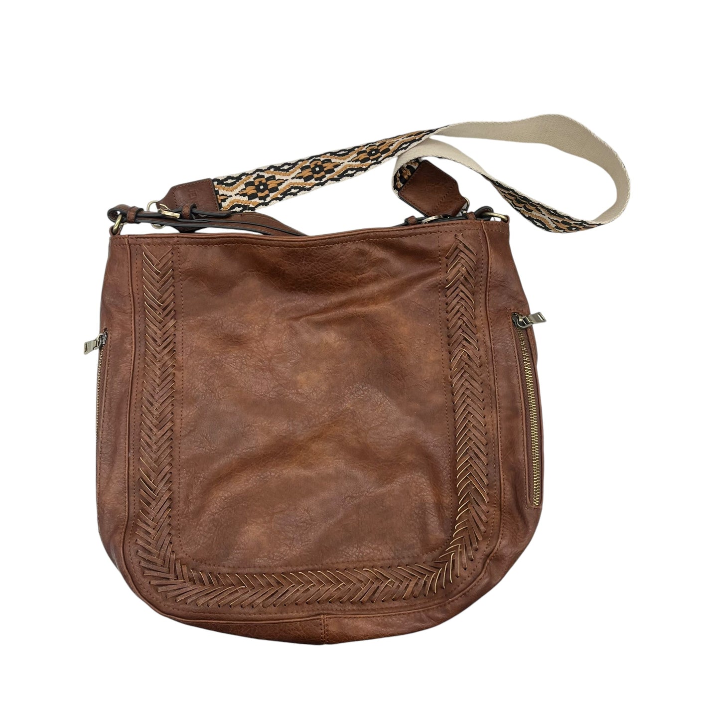 Handbag By Clothes Mentor In Brown, Size:Large