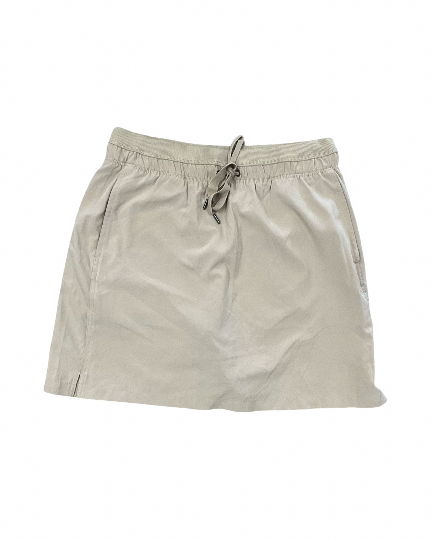 Athletic Skort By Green Tea In Tan, Size:M
