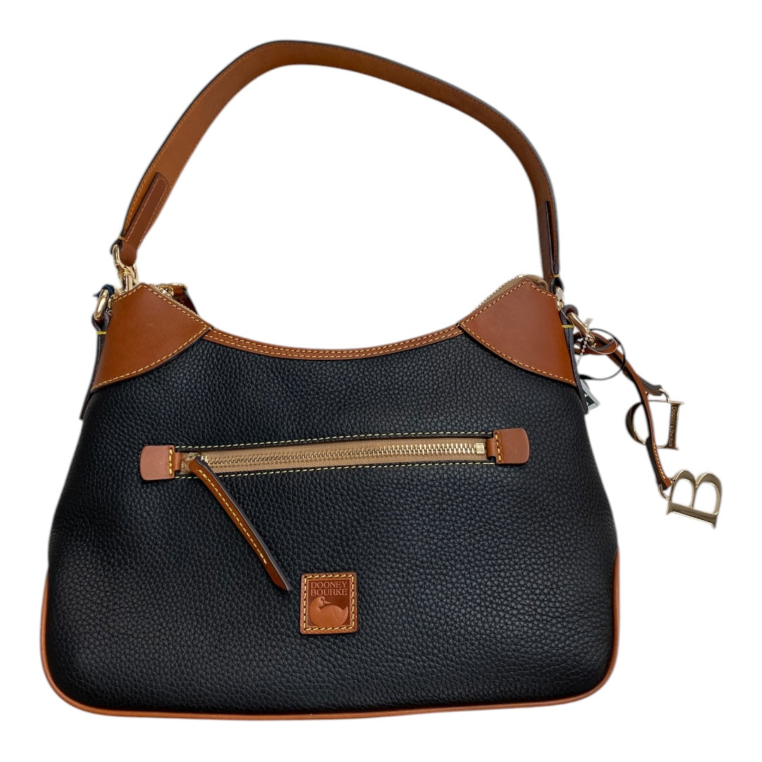 Handbag Designer By Dooney And Bourke In Black & Brown, Size:Medium