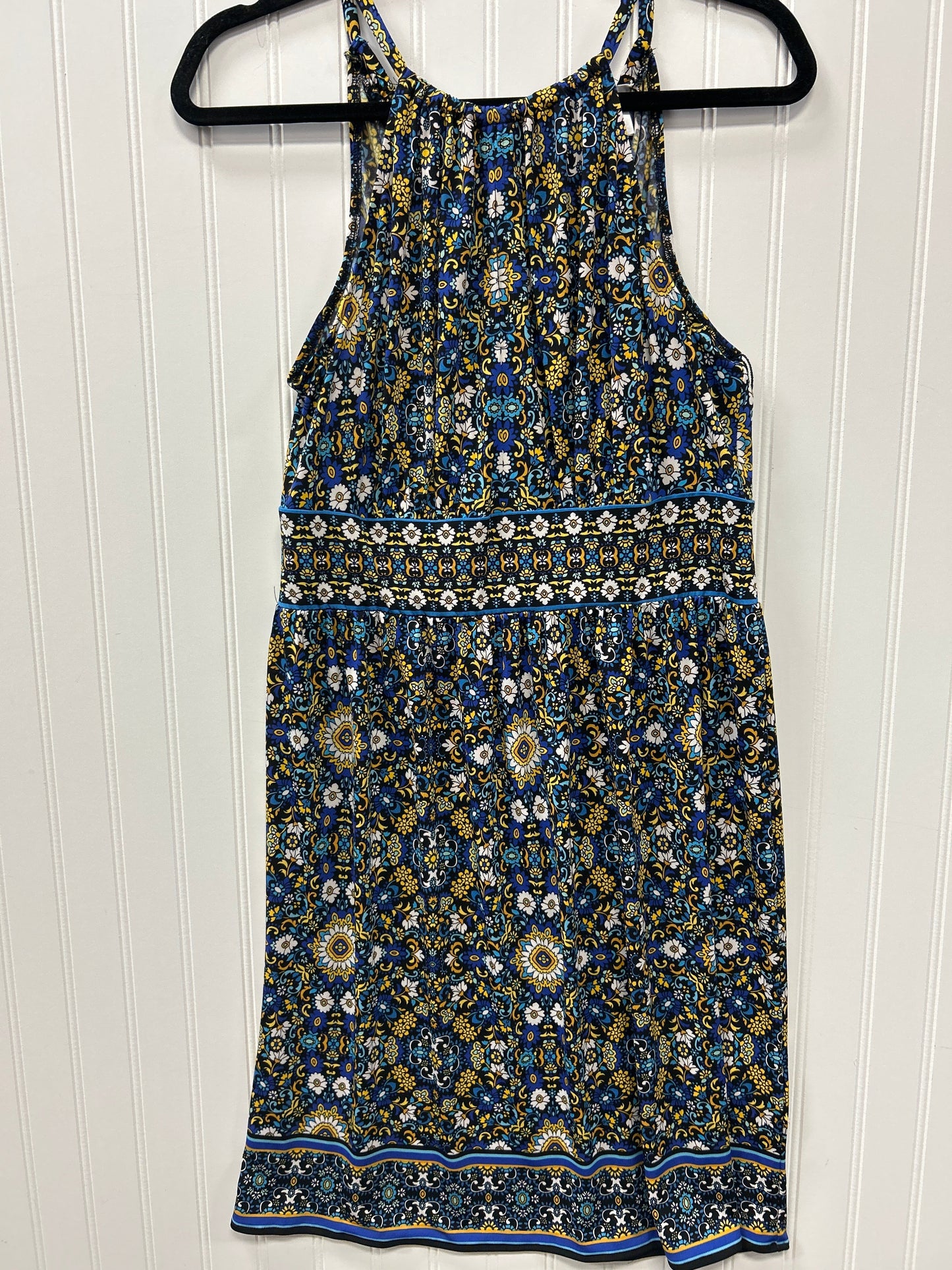 Dress Casual Midi By London Times In Blue, Size:M