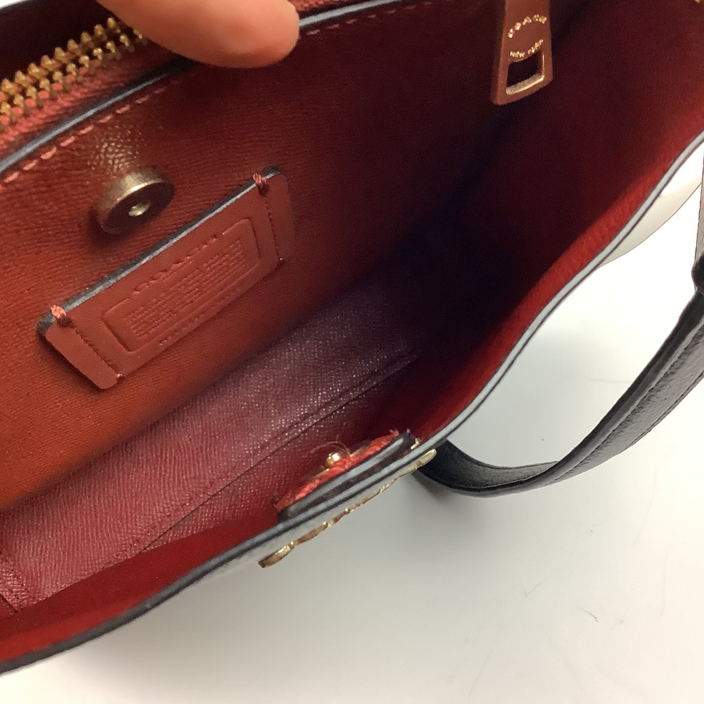 Crossbody Designer By Coach, Size: Medium