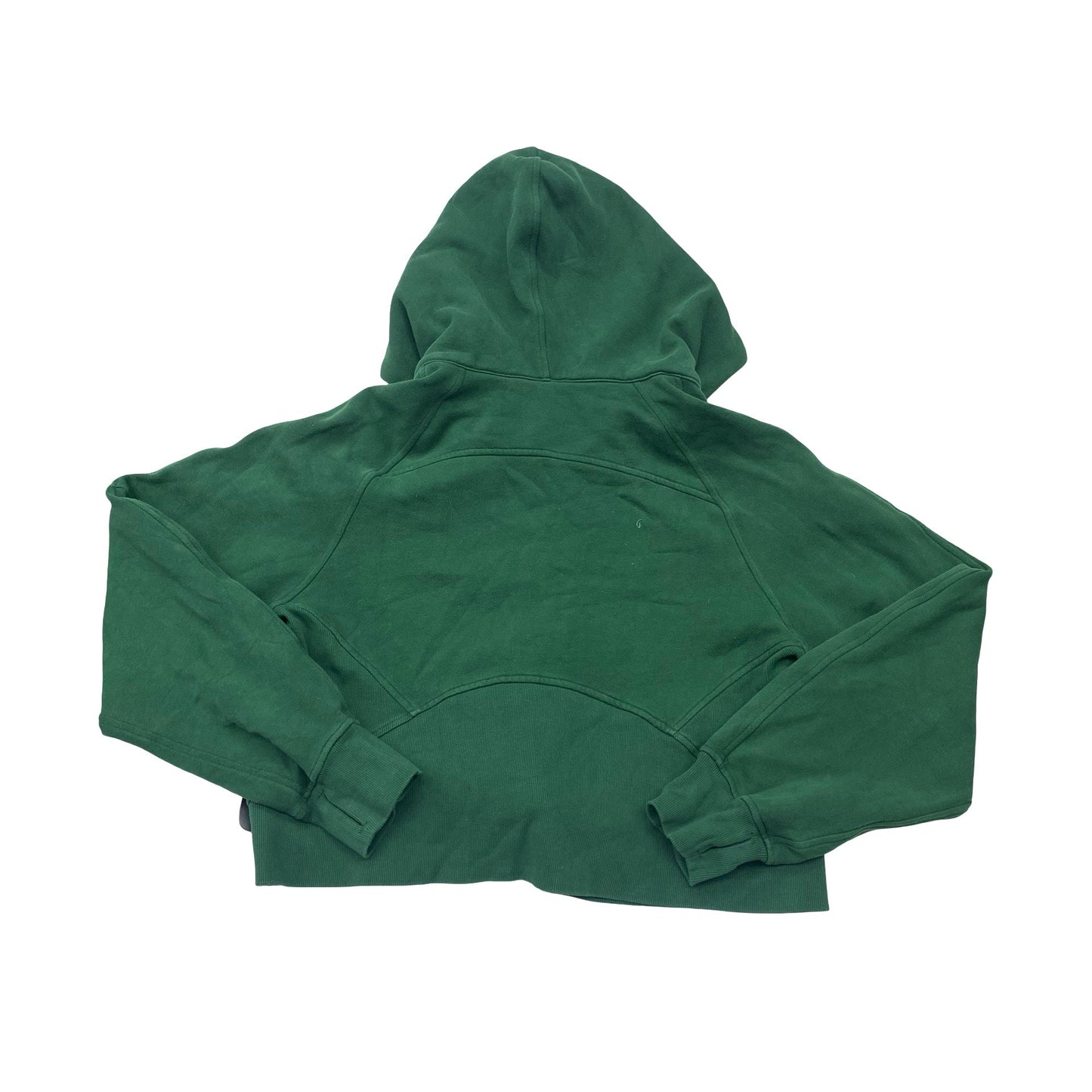Athletic Sweatshirt Hoodie By Lululemon In Green, Size:M