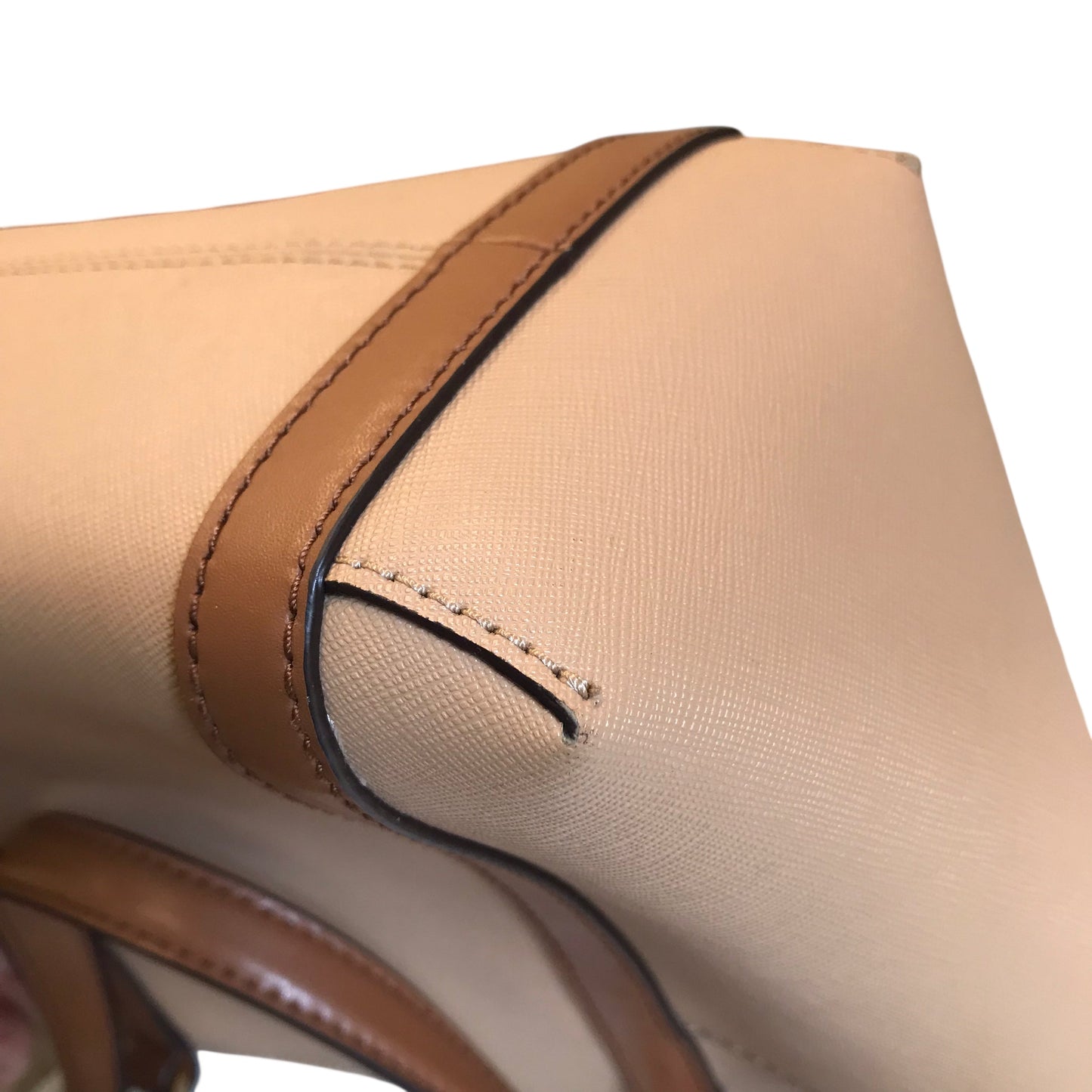 Handbag Designer By Michael Kors In Tan, Size:Medium