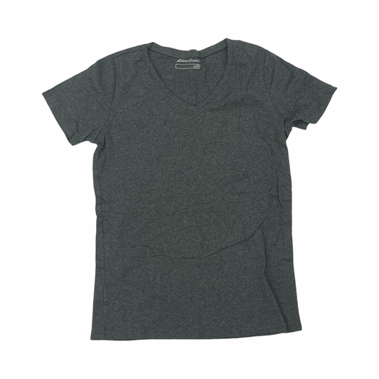 Top Ss Basic By Eddie Bauer In Grey, Size:Xl