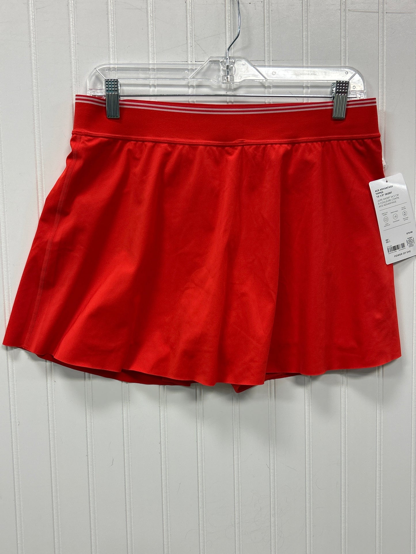Athletic Skort By Athleta In Red, Size:L