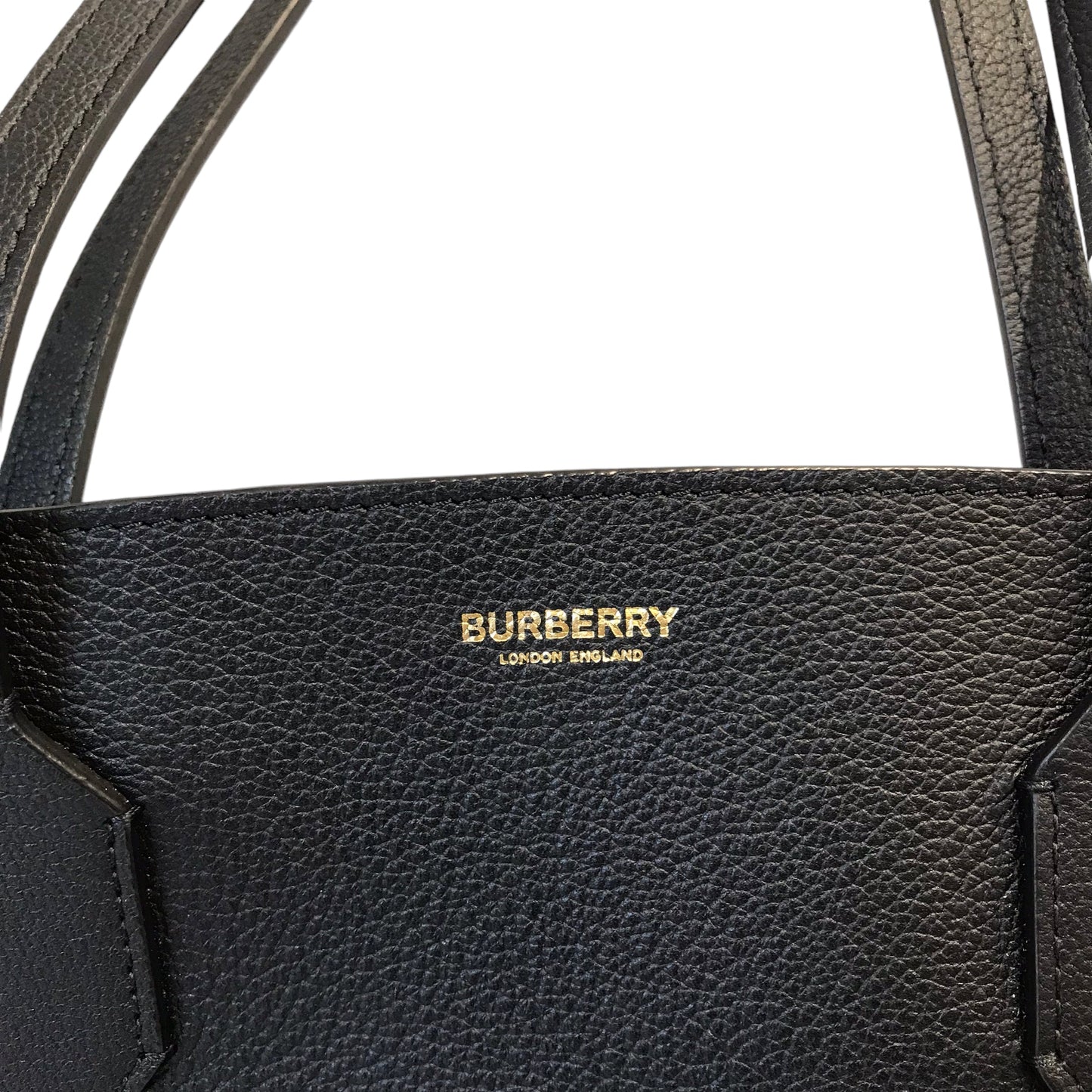 Handbag Luxury Designer By Burberry In Black, Size:Large