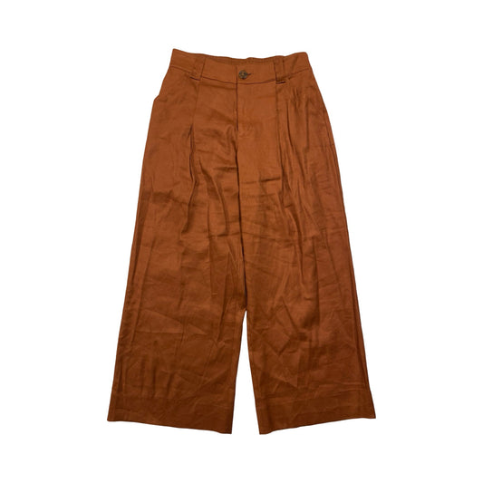 Pants Cropped By Cabi In Brown, Size:S