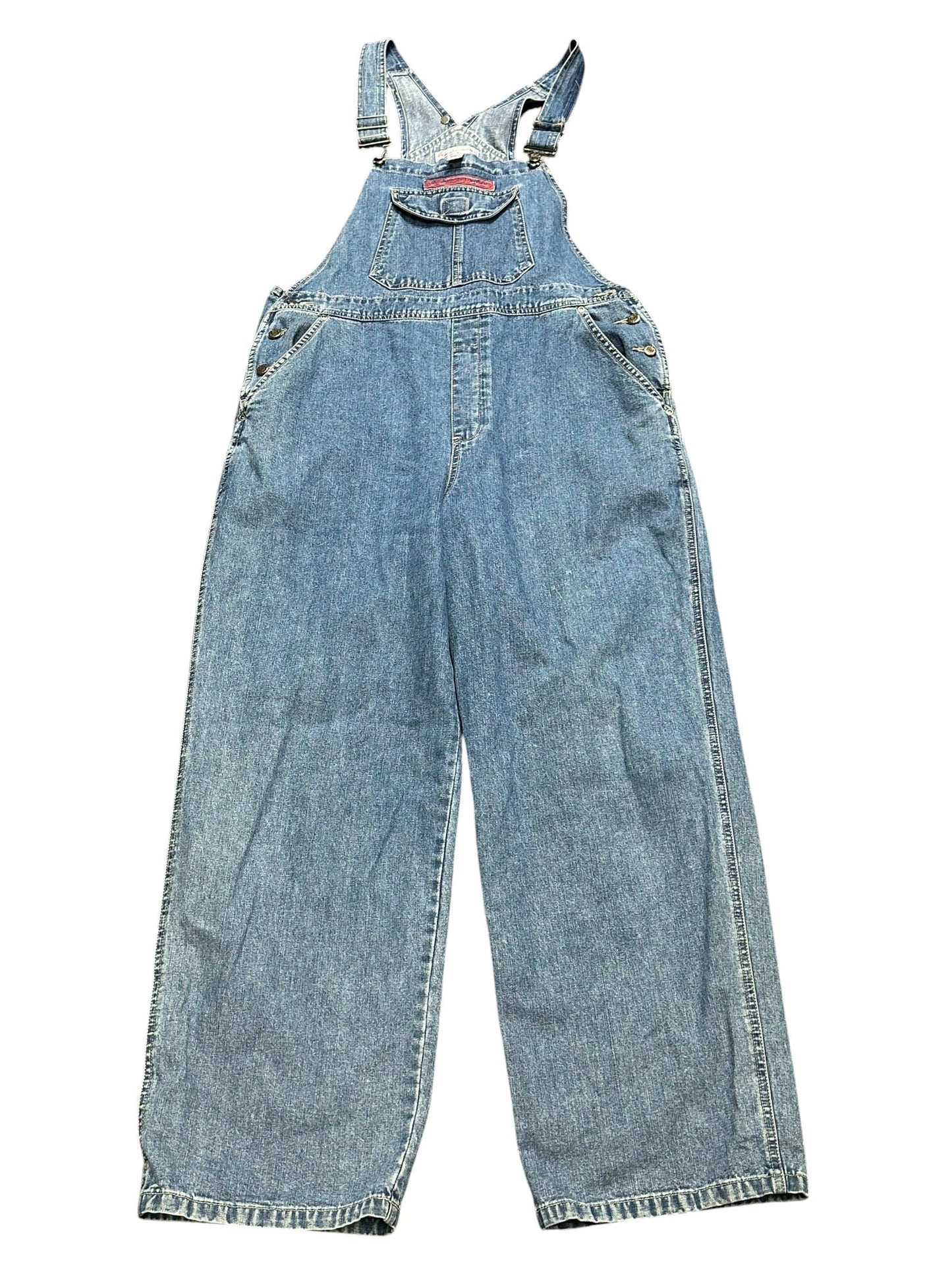 Overalls By Gloria Vanderbilt In Blue Denim, Size:L
