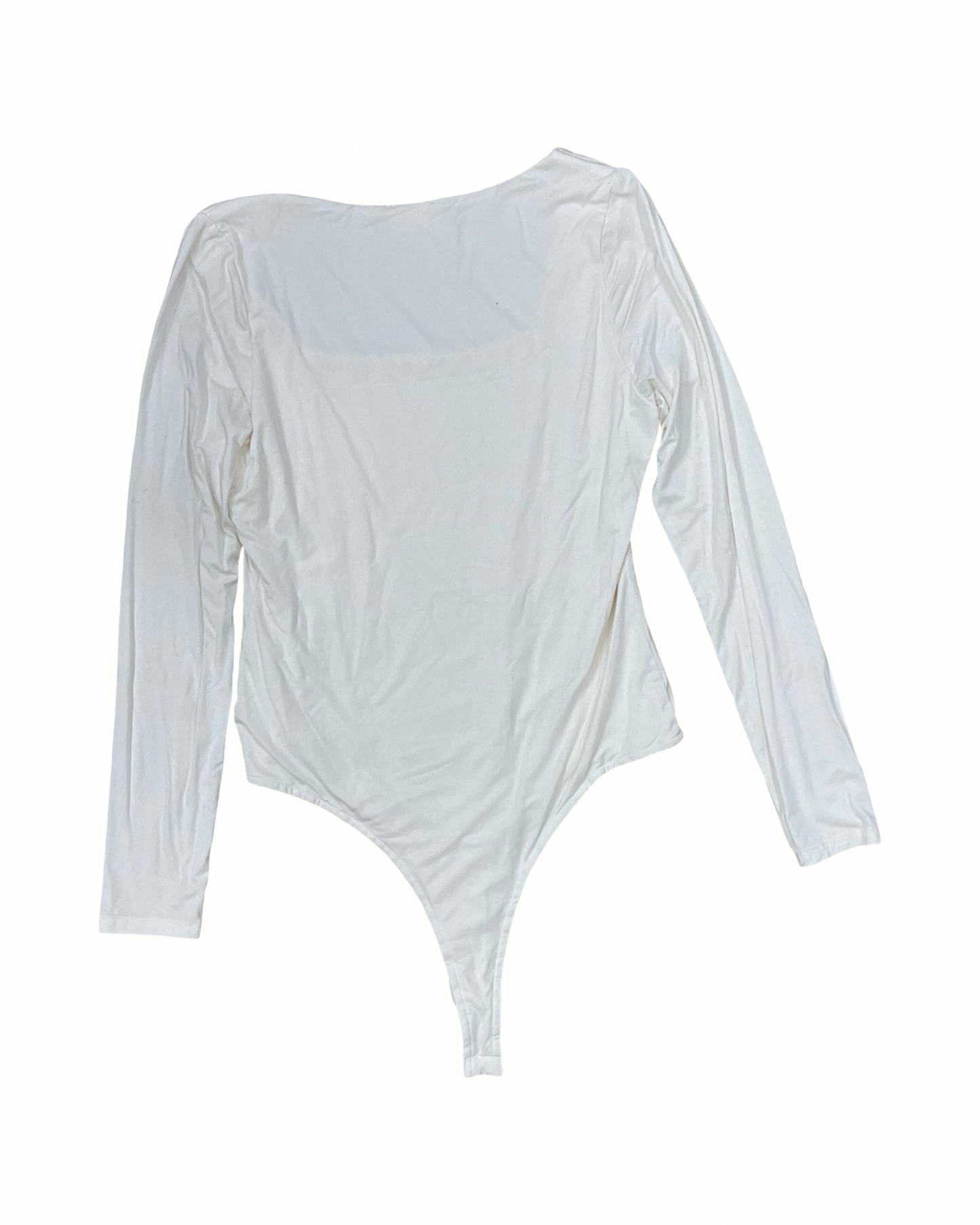 Bodysuit By Allie Rose In Cream, Size:L
