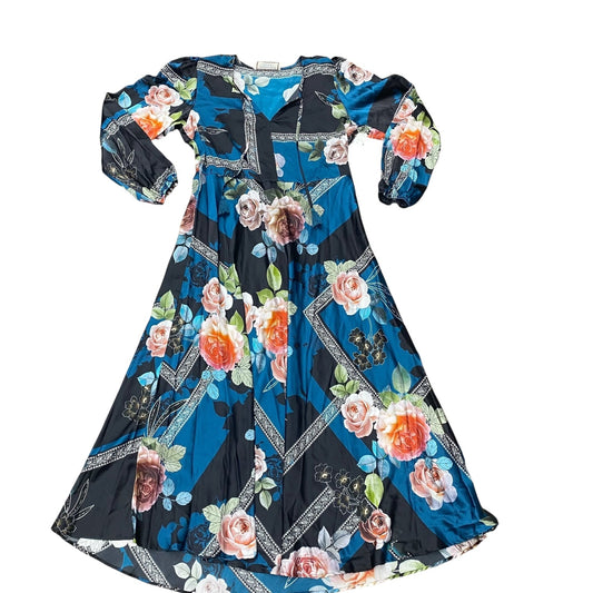 Dress Designer By Johnny Was In Floral Print, Size:S