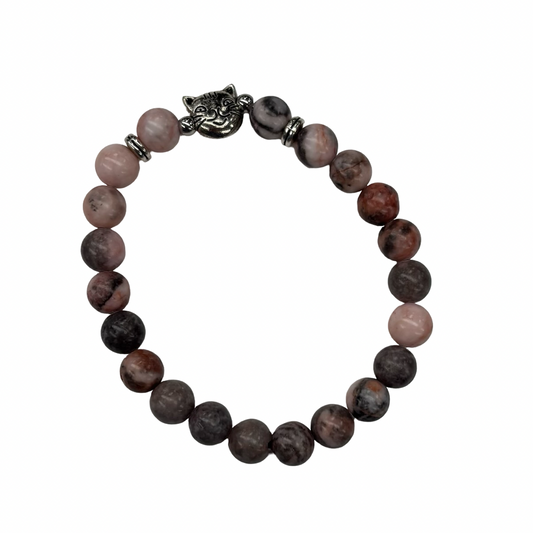 Bracelet Beaded By Clothes Mentor In Pink & Purple