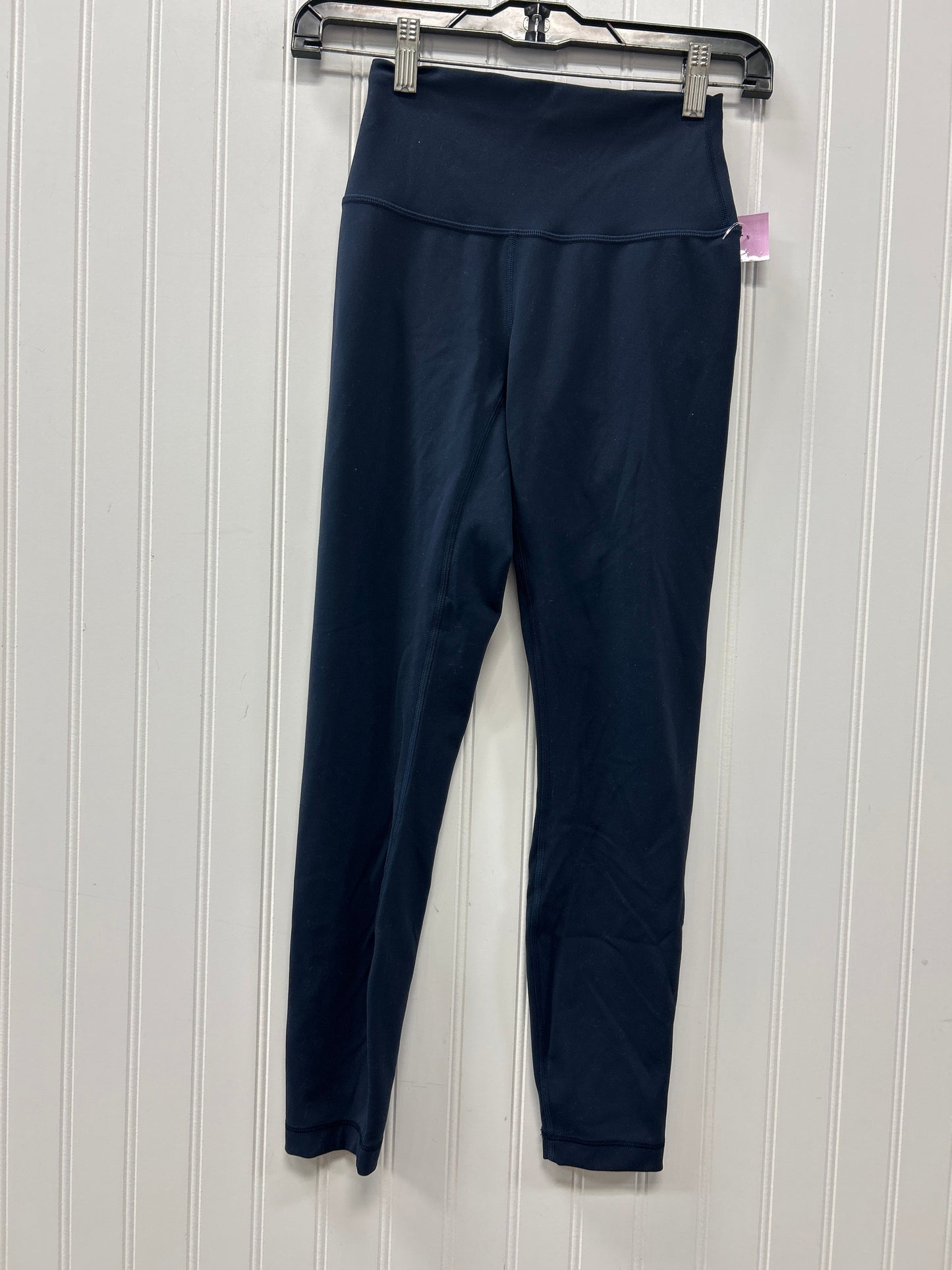 Athletic Leggings By Lululemon In Navy, Size:4