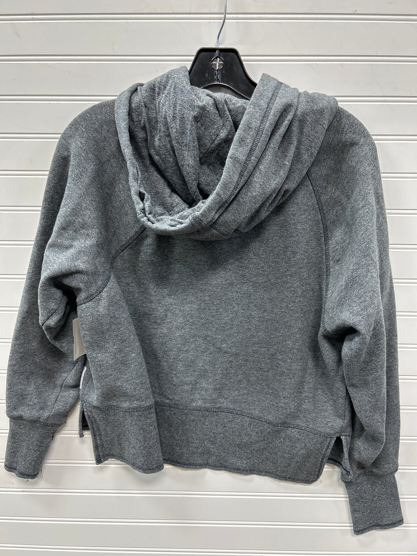 Athletic Sweatshirt Hoodie By Calvin Klein Performance In Grey, Size:Xs