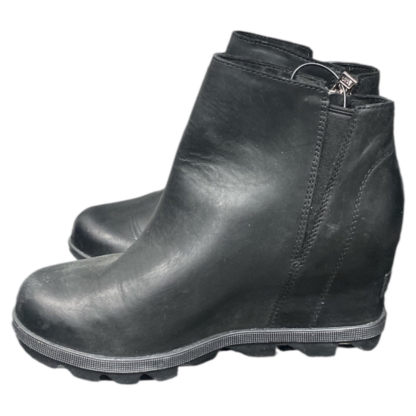 Boots Designer By Sorel In Black, Size:6.5