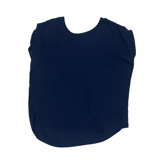 Blouse Ss By Clothes Mentor In Navy, Size:Xl