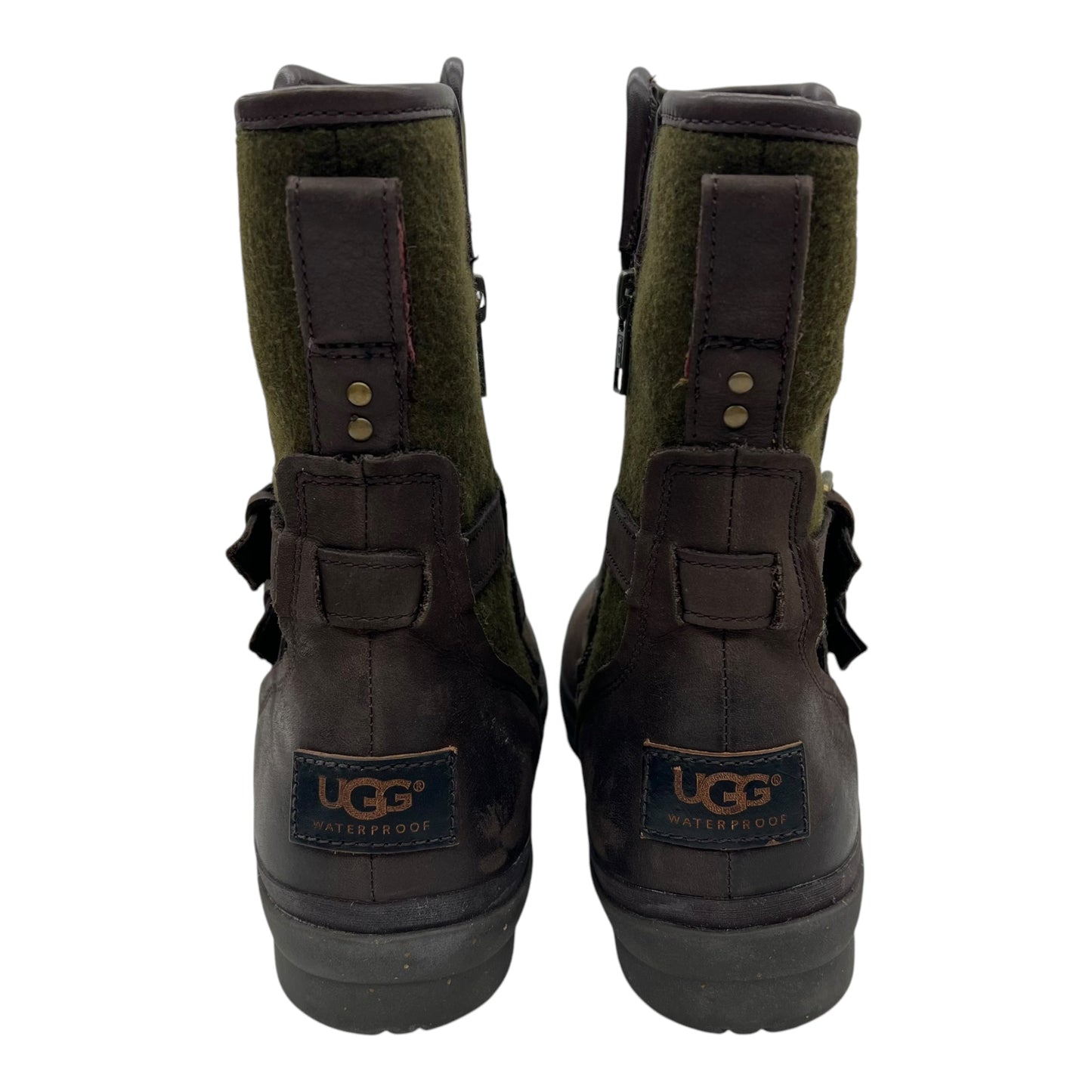 Boots Designer By Ugg In Green, Size:7