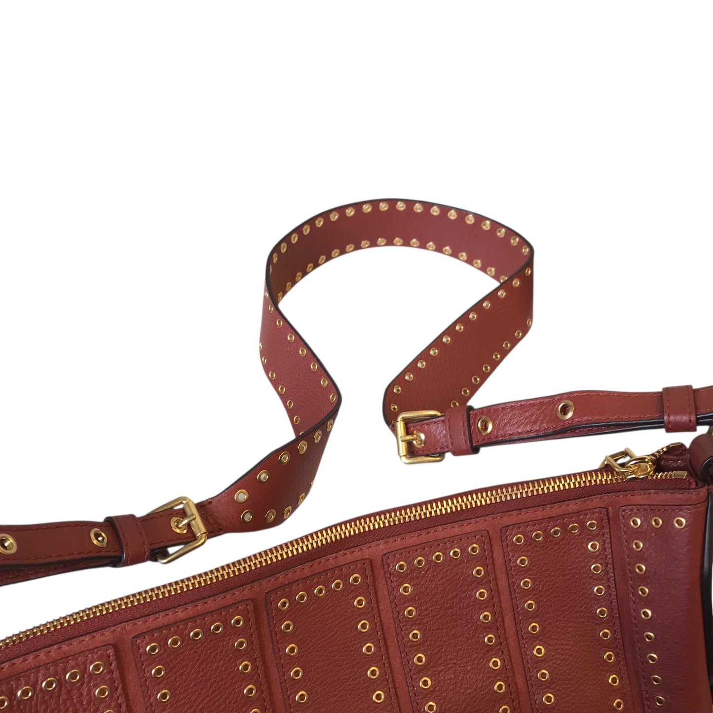 Handbag Designer By Michael Kors In Brown, Size:Medium