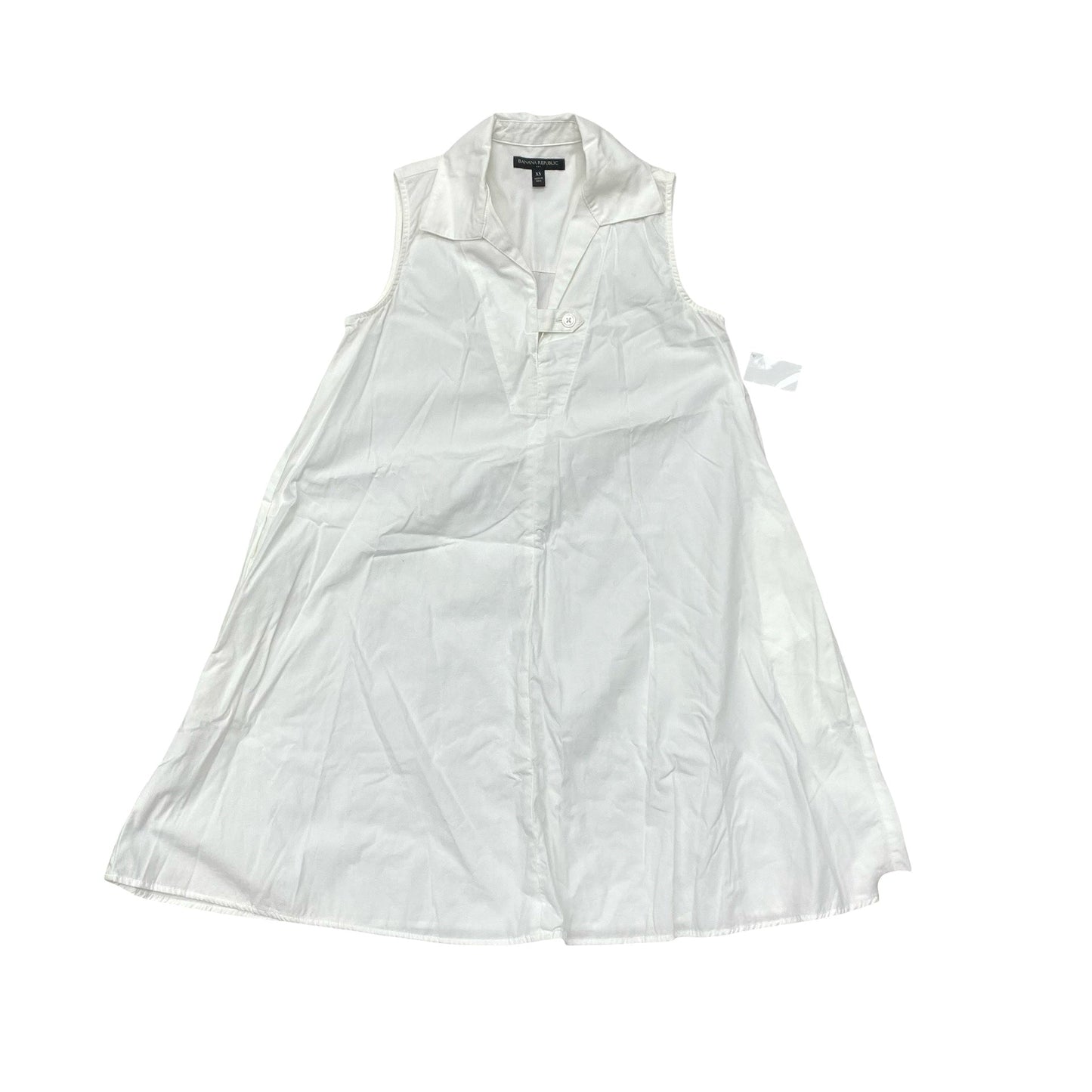 Dress Casual Short By Banana Republic In White, Size:Xs