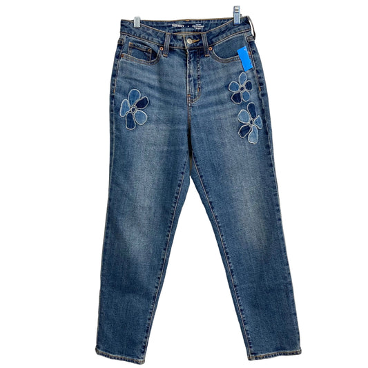Jeans Straight By Old Navy In Blue Denim, Size:4