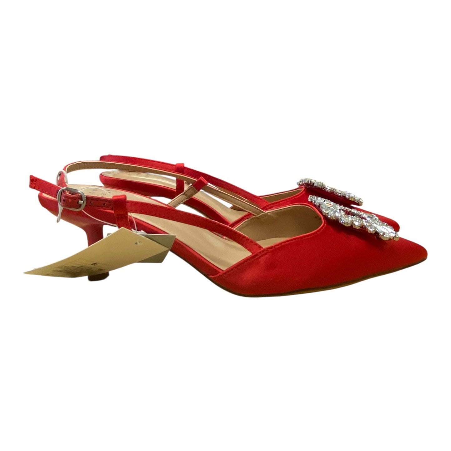 Shoes Heels Kitten By A New Day In Red, Size:8.5