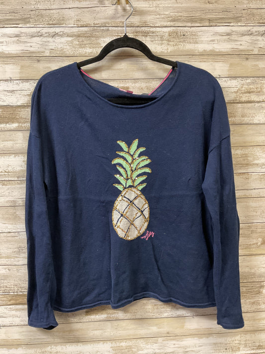 Sweater Designer By Lilly Pulitzer In Navy, Size:M