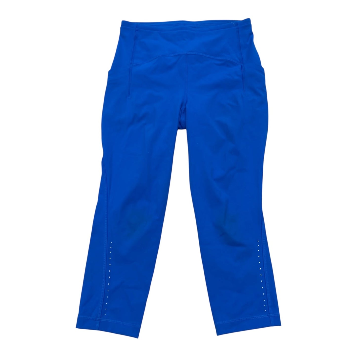 Athletic Leggings By Lululemon In Blue, Size:8