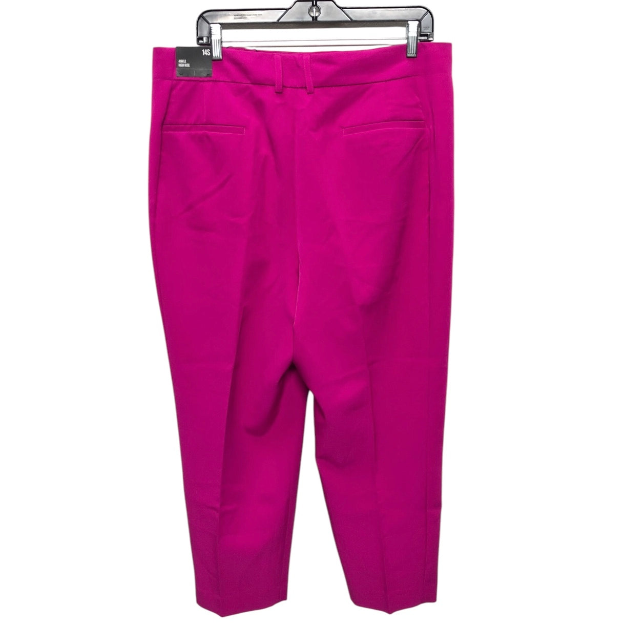 Pants Cropped By Express In Pink, Size:14