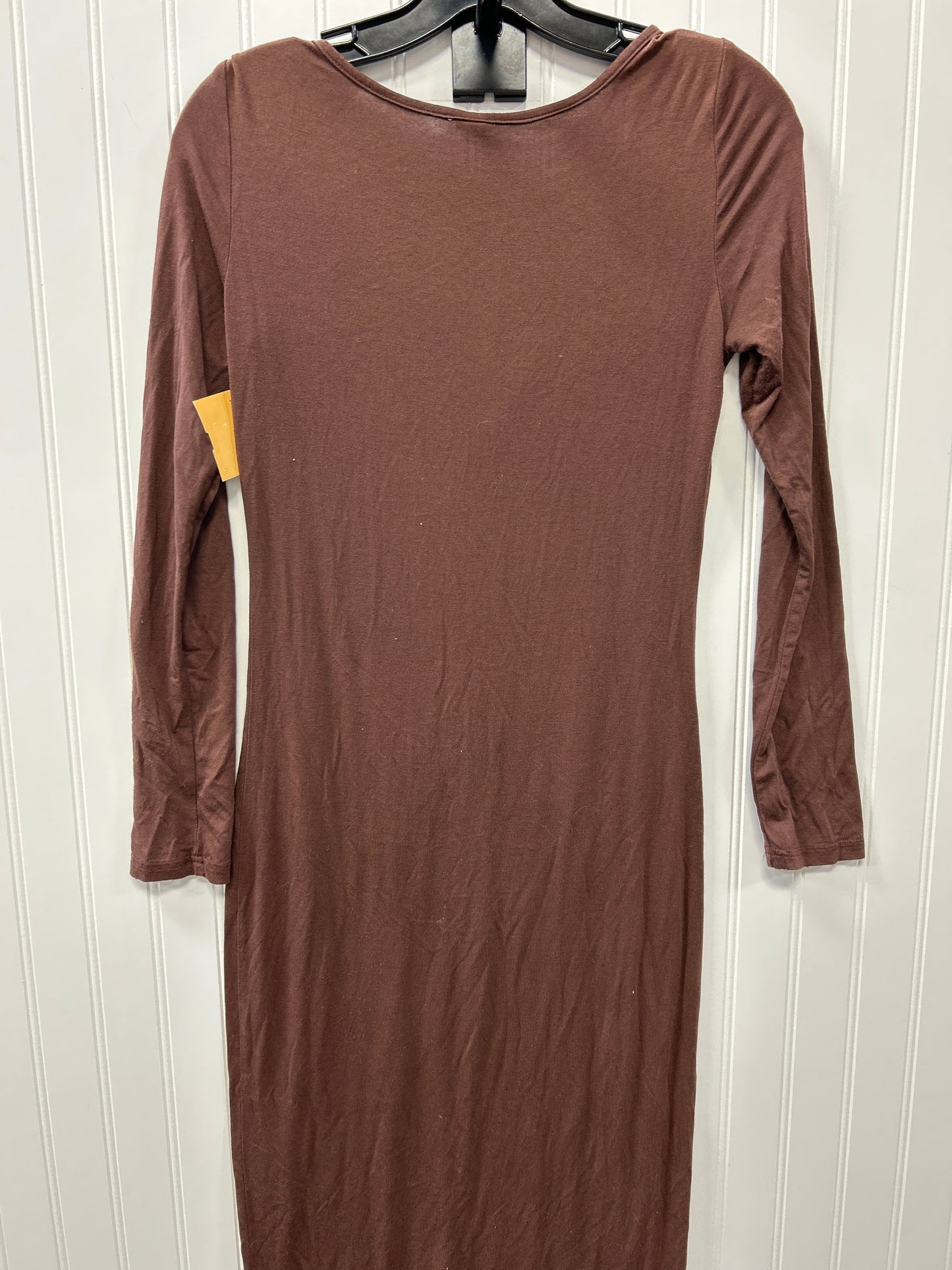 Dress Casual Maxi By H&M In Brown, Size:S