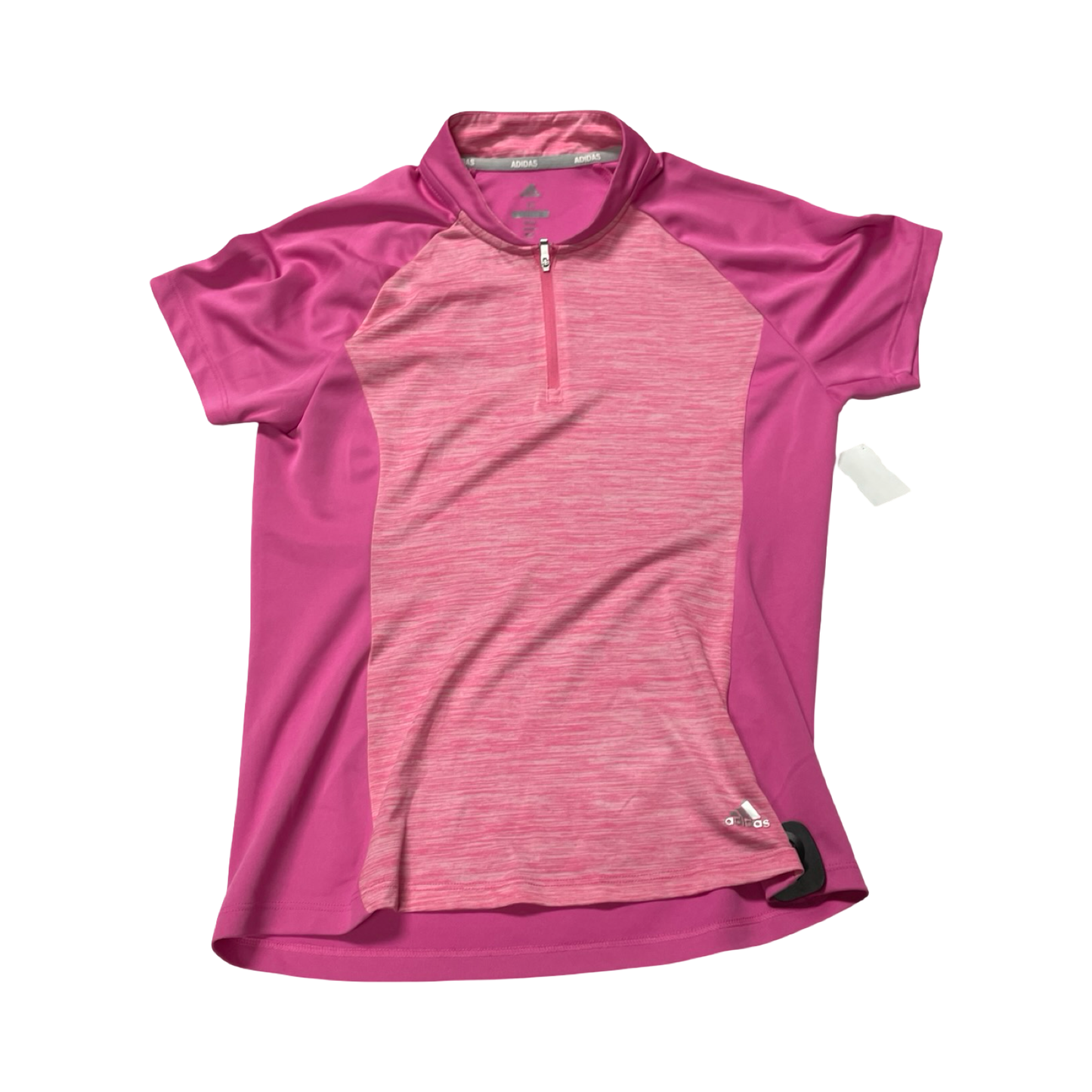 Athletic Top Ss By Adidas In Pink, Size:M