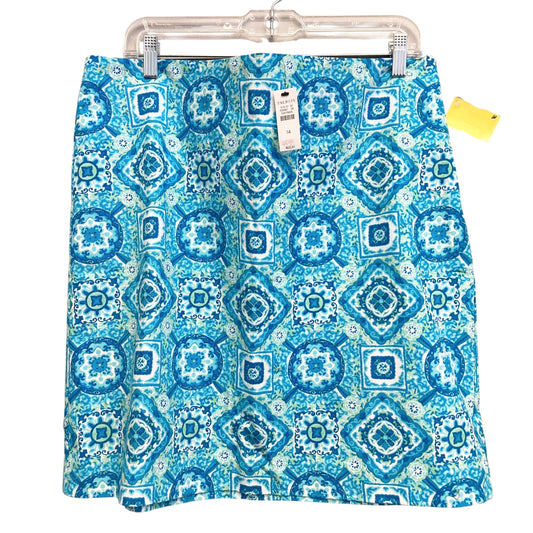 Skirt Mini & Short By Talbots In Blue, Size:14