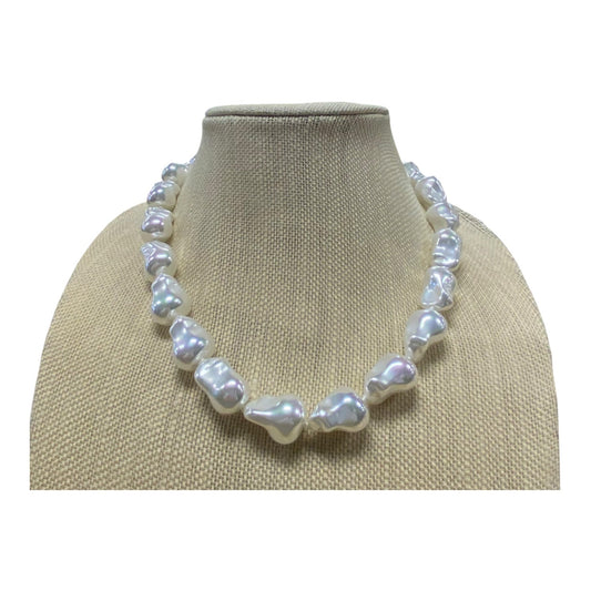Necklace Choker & Collar By Cme In White