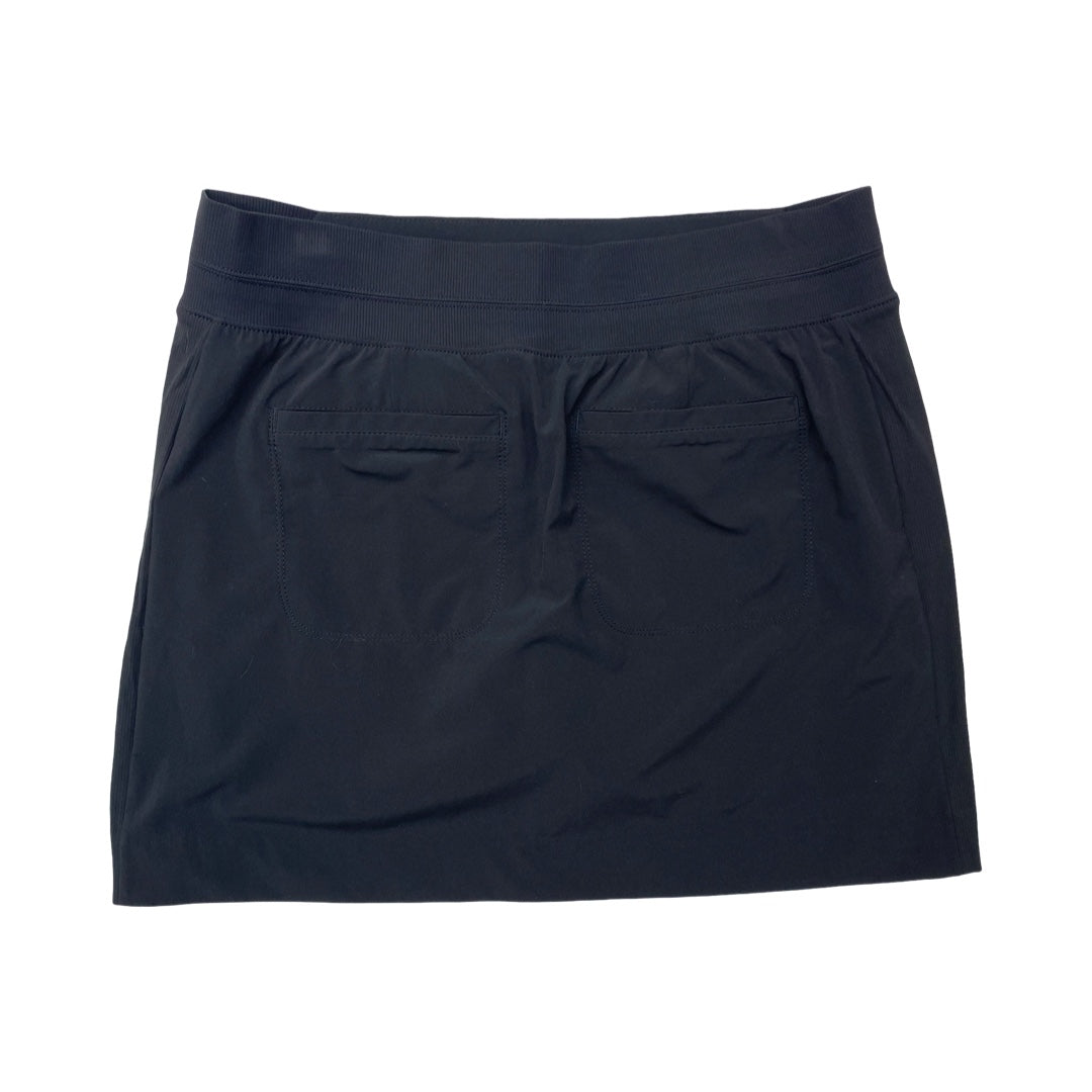 Athletic Skort By Athleta In Black, Size:12