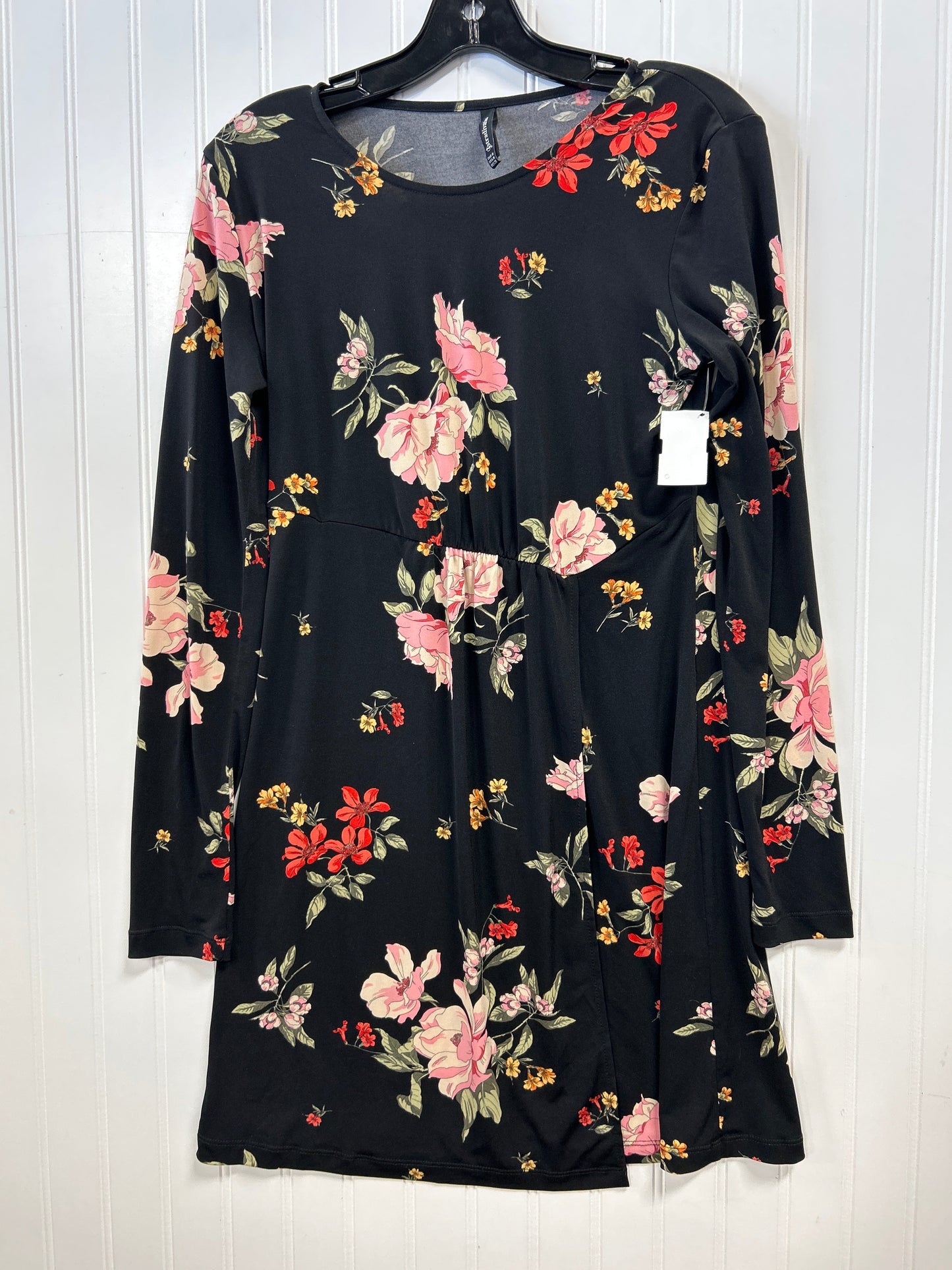 Dress Casual Midi By Stradivarius In Black, Size:M