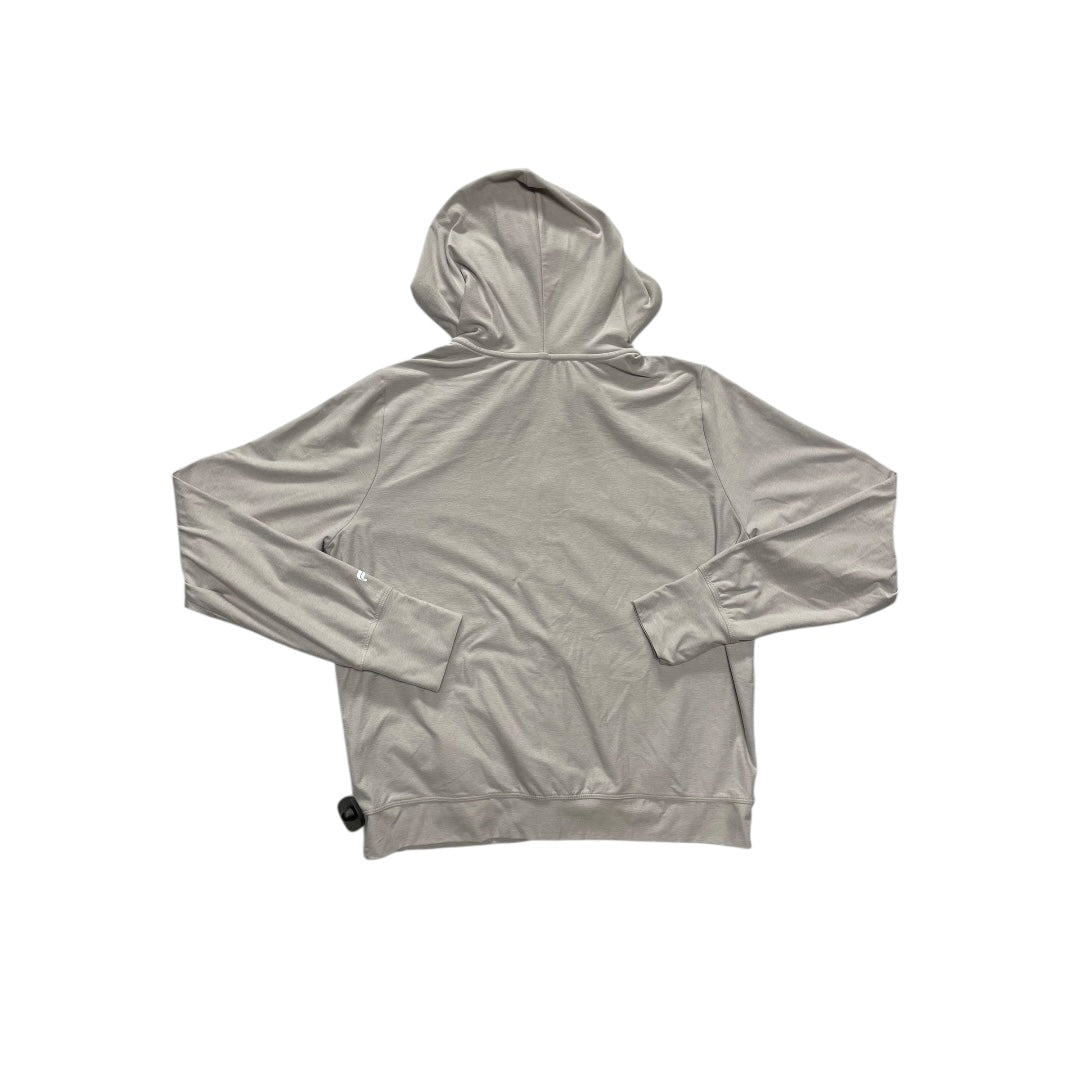 Athletic Jacket By Fabletics In Grey, Size:M