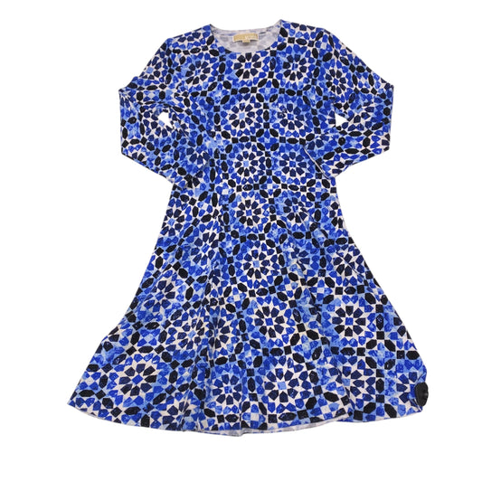Dress Sweater By Michael By Michael Kors In Blue & White, Size:S