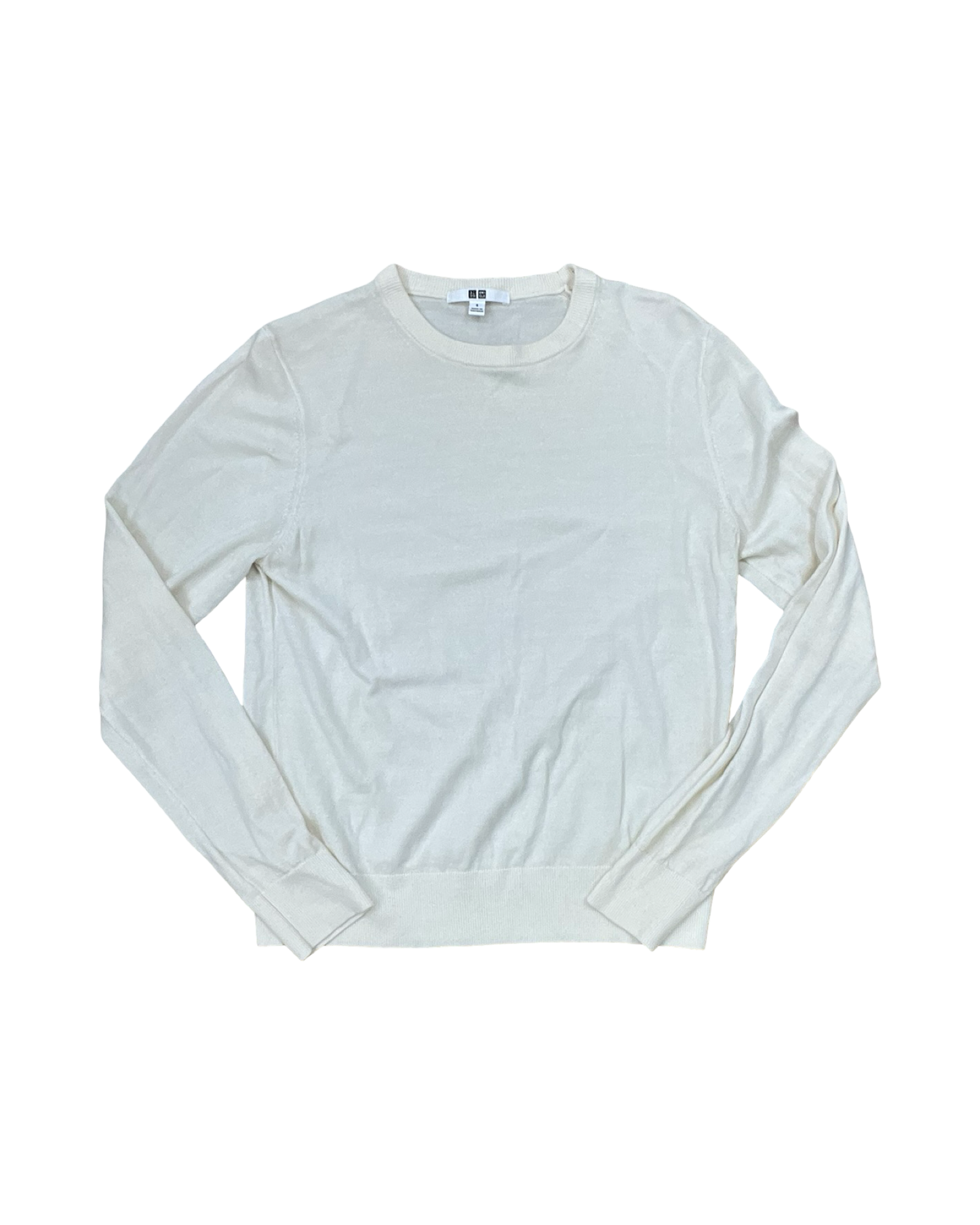 Sweater By Clothes Mentor In Cream, Size:S