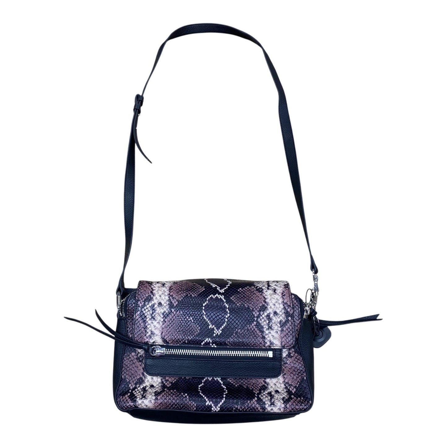 Handbag Leather By Vince Camuto In Animal Print, Size:Medium