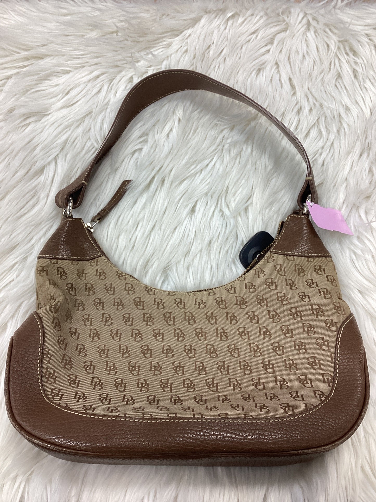 Handbag Designer By Dooney And Bourke In Brown, Size:Medium
