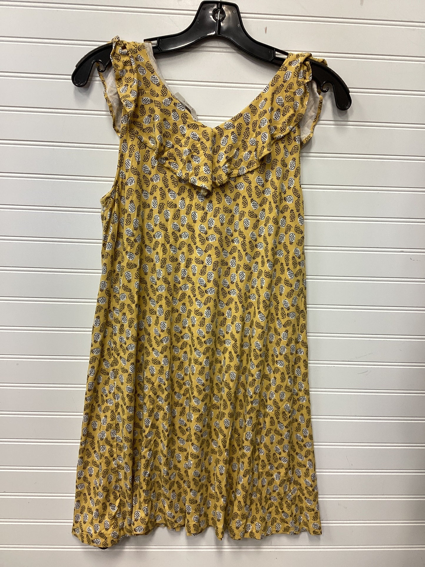 Dress Casual Short By Loft In Yellow, Size:M