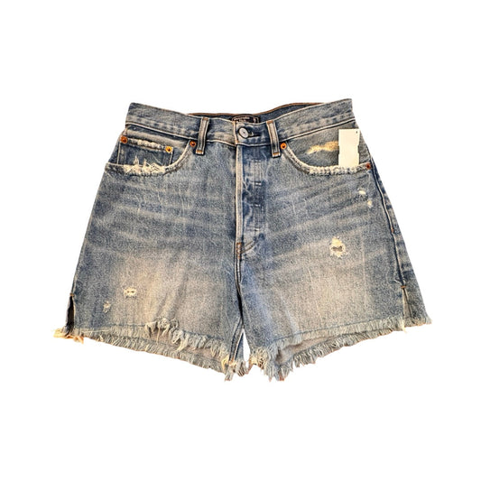 Shorts By Abercrombie And Fitch In Blue Denim, Size:2