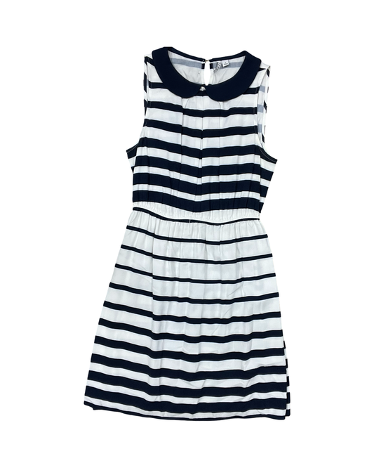 Dress Work By Elle In Blue & White, Size:M
