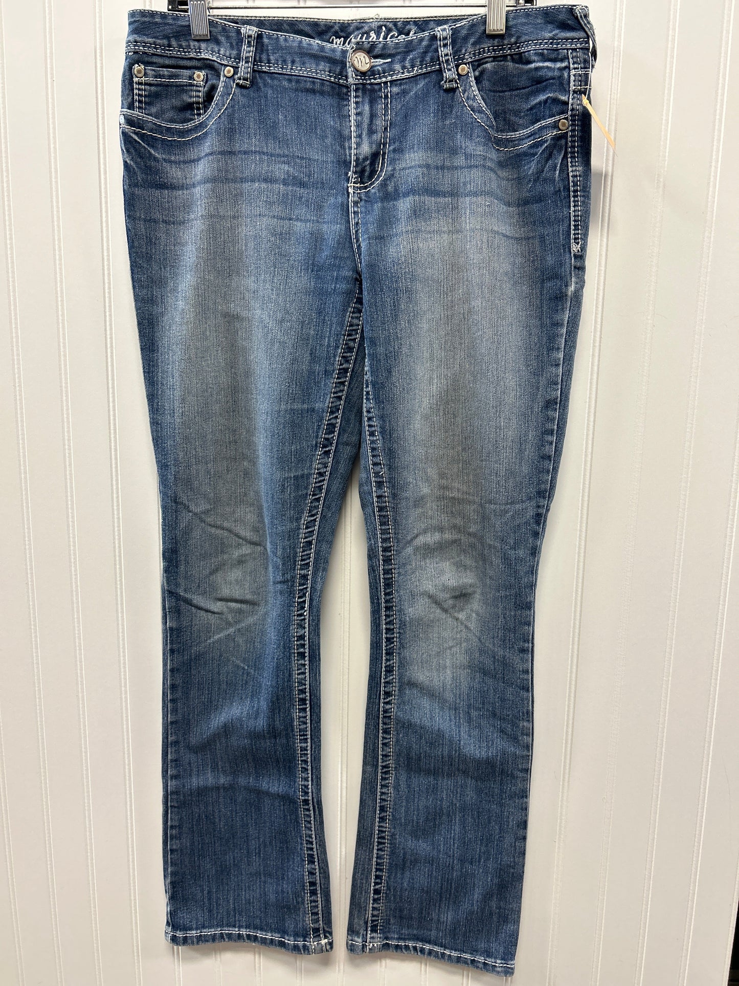 Jeans Flared By Maurices In Blue Denim, Size:12