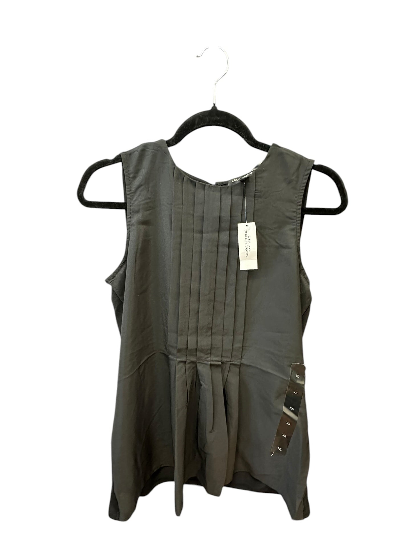 Top Sleeveless By Banana Republic In Black, Size:Xs