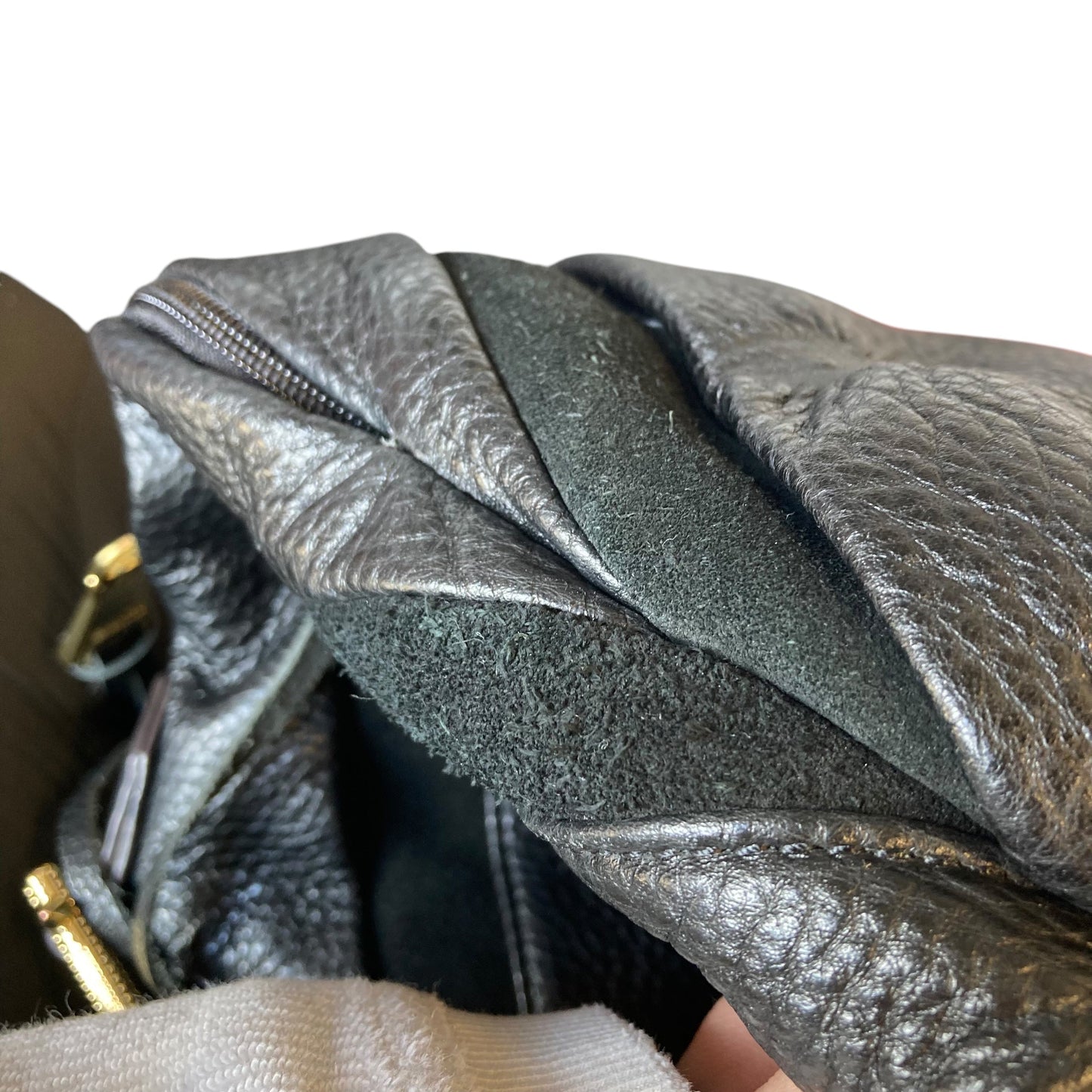 Handbag Leather By Aimee Kestenberg In Black, Size:Large