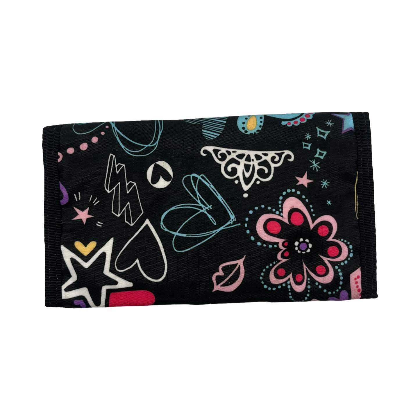 Wallet By Le Sport Sac In Black & Pink, Size:Medium