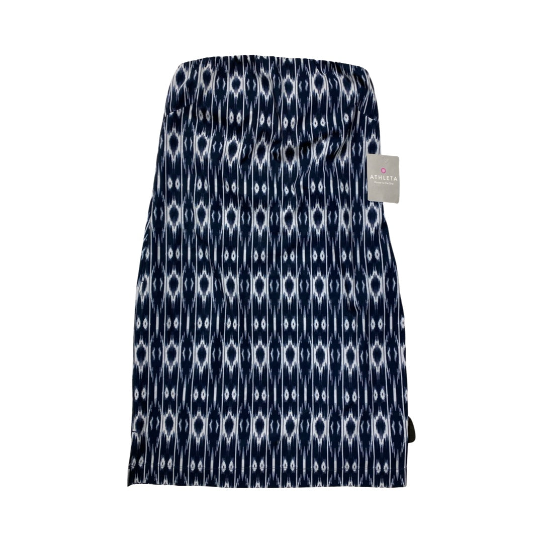 Athletic Dress By Athleta In Blue & White, Size:6
