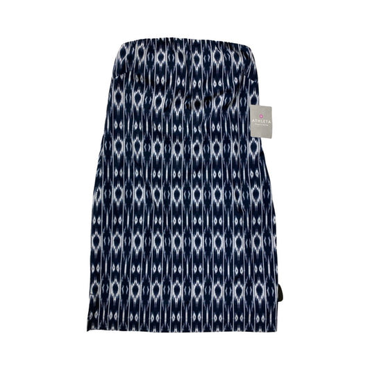 Athletic Dress By Athleta In Blue & White, Size:6