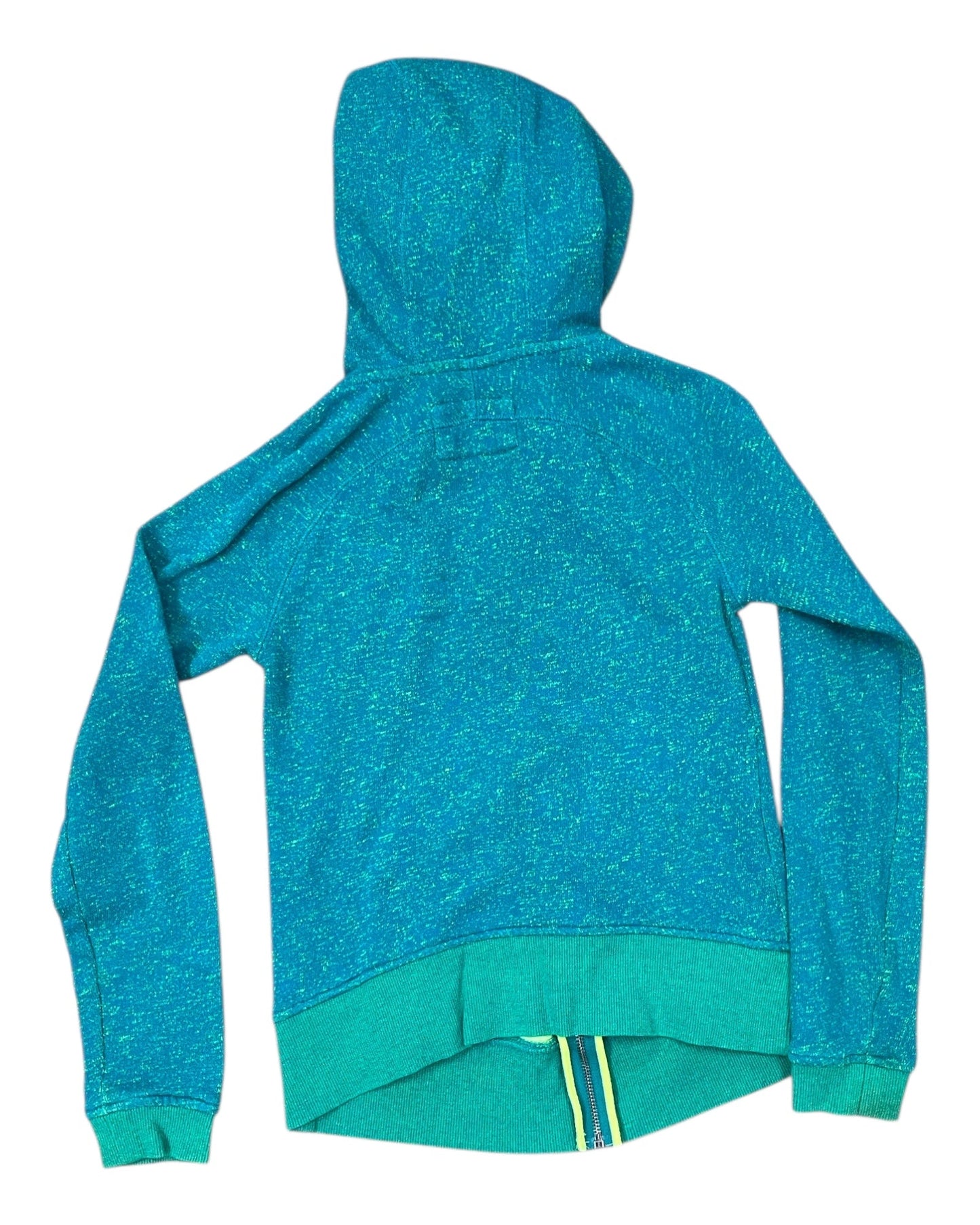Sweatshirt Hoodie By Hurley In Green & Yellow, Size:S