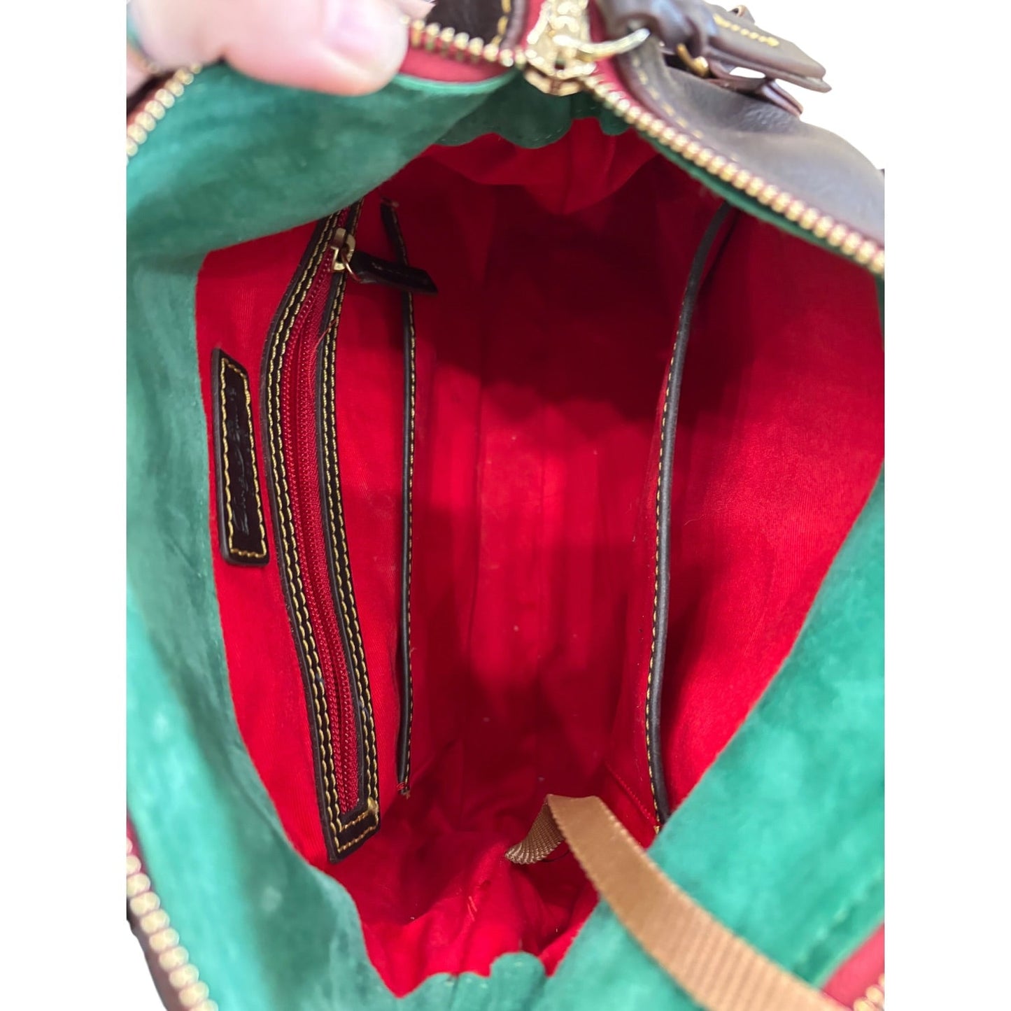 Handbag Designer By Dooney And Bourke In Brown, Size:Medium