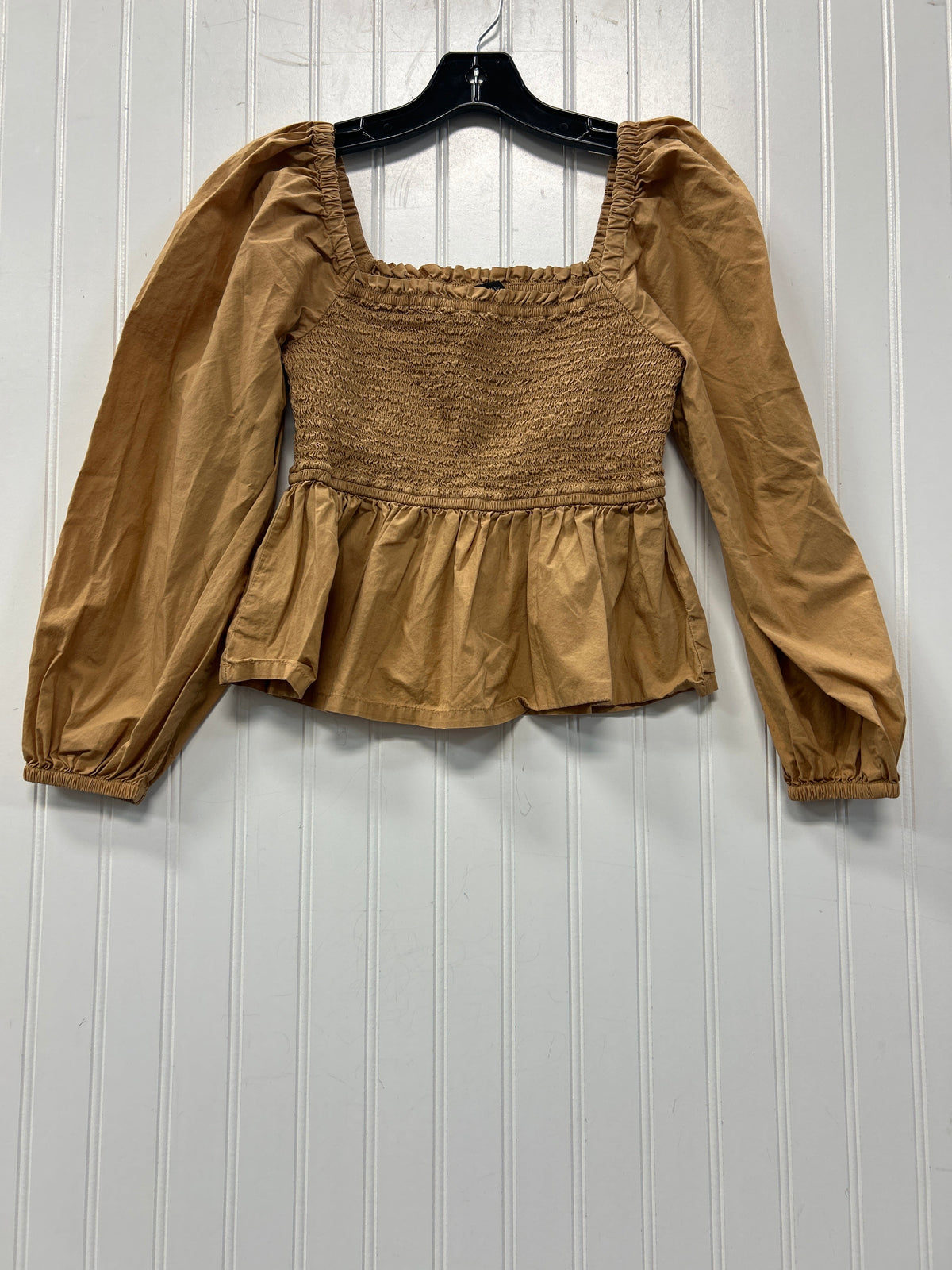 Top Ls By J. Crew In Tan, Size:S